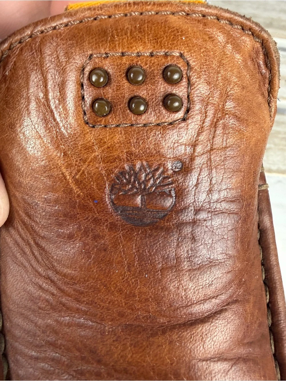 Timberland brown leather